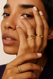 Diamond Coil Ring